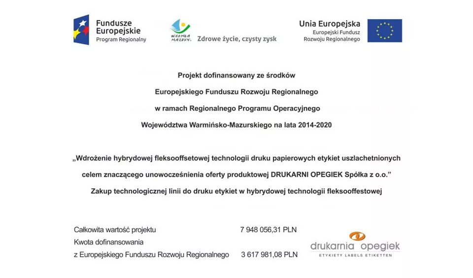 fundusze europejskie tablica informacyjna