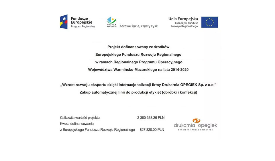 fundusze europejskie tablica informacyjna